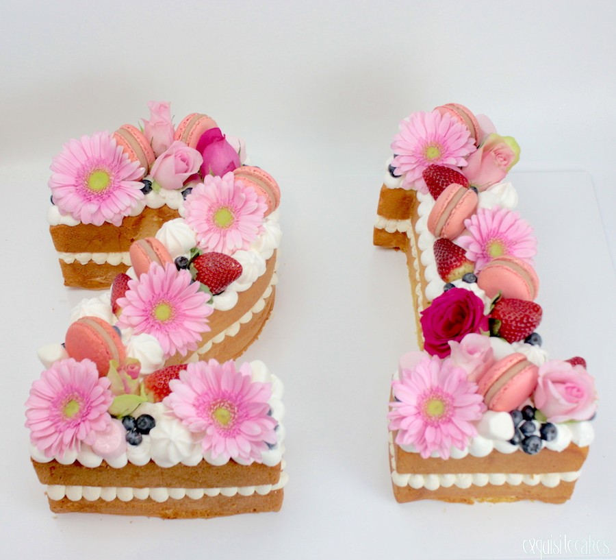 21st birthday cake for girl
